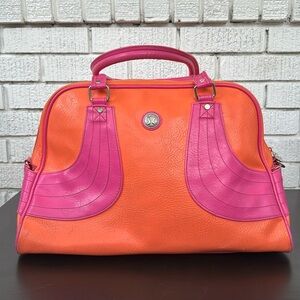 Lululemon leather travel bag